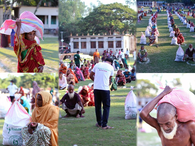 food relief with footsteps bangladesh